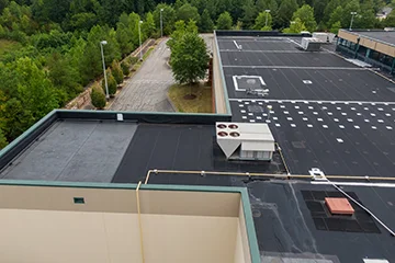 Commercial roofing project